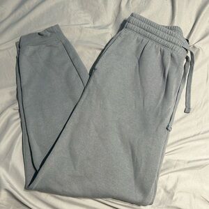 H&M grayish blue sweatpants in Medium
